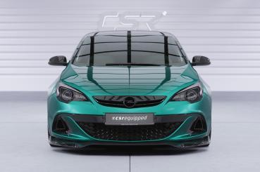 CSR Frontspoiler | Cup-Spoilerlippe mit ABE für Opel Astra J OPC CSL897-G Glossy schwarz Hochglanz (keine Lackierung erforderlich)