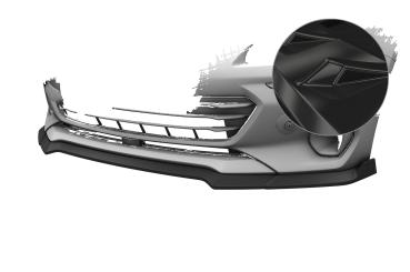 CSR Frontspoiler | Cup-Spoilerlippe mit ABE für Subaru BRZ 2 CSL900-G Glossy schwarz Hochglanz (keine Lackierung erforderlich)
