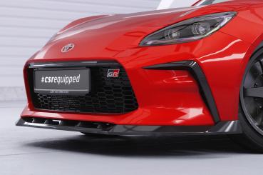 CSR Frontspoiler | Cup-Spoilerlippe mit ABE für Toyota GR86 CSL901-C Carbon Look Hochglanz (keine Lackierung erforderlich)