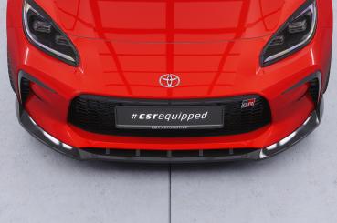 CSR Frontspoiler | Cup-Spoilerlippe mit ABE für Toyota GR86 CSL901-C Carbon Look Hochglanz (keine Lackierung erforderlich)