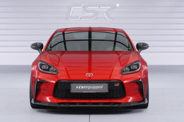 CSR Frontspoiler | Cup-Spoilerlippe mit ABE für Toyota GR86 CSL901-C Carbon Look Hochglanz (keine Lackierung erforderlich)