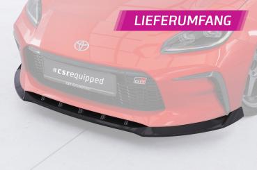 CSR Frontspoiler | Cup-Spoilerlippe mit ABE für Toyota GR86 CSL901-C Carbon Look Hochglanz (keine Lackierung erforderlich)