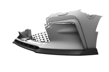 CSR Frontspoiler | Cup-Spoilerlippe mit ABE für Toyota GR86 CSL901-C Carbon Look Hochglanz (keine Lackierung erforderlich)