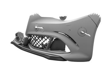 CSR Frontspoiler | Cup-Spoilerlippe mit ABE für Alfa Romeo Giulia Quadrifoglio CSL902-G Glossy schwarz Hochglanz (keine Lackierung erforderlich)