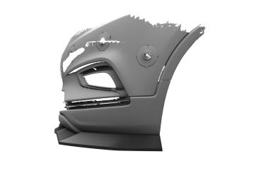 CSR Frontspoiler | Cup-Spoilerlippe mit ABE für Opel Mokka X CSL904-L Lackierung erforderlich (unlackiert roh)