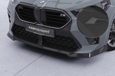 CSR Frontspoiler | Cup-Spoilerlippe mit ABE für BMW X2 / iX2 (U10) CSL907-S strukturiert schwarz matt (keine Lackierung erforderlich)