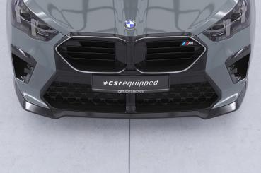 CSR Frontspoiler | Cup-Spoilerlippe mit ABE für BMW X2 / iX2 (U10) CSL907-S strukturiert schwarz matt (keine Lackierung erforderlich)