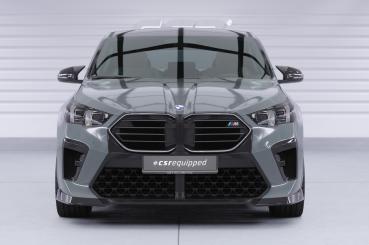 CSR Frontspoiler | Cup-Spoilerlippe mit ABE für BMW X2 / iX2 (U10) CSL907-S strukturiert schwarz matt (keine Lackierung erforderlich)