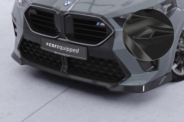 CSR Frontspoiler | Cup-Spoilerlippe mit ABE für BMW X2 / iX2 (U10) CSL907-G Glossy schwarz Hochglanz (keine Lackierung erforderlich)