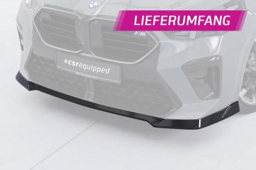 CSR Frontspoiler | Cup-Spoilerlippe mit ABE für BMW X2 / iX2 (U10) CSL907-S strukturiert schwarz matt (keine Lackierung erforderlich)