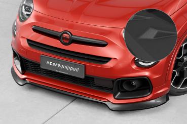 CSR Frontspoiler | Cup-Spoilerlippe mit ABE für Fiat 500X Sport CSL908-S strukturiert schwarz matt (keine Lackierung erforderlich)