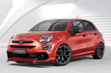 CSR Frontspoiler | Cup-Spoilerlippe mit ABE für Fiat 500X Sport CSL908-G Glossy schwarz Hochglanz (keine Lackierung erforderlich)