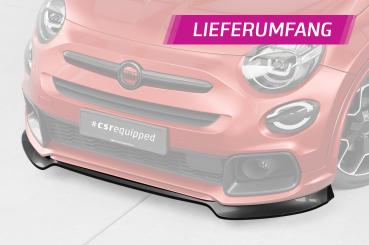 CSR Frontspoiler | Cup-Spoilerlippe mit ABE für Fiat 500X Sport CSL908-G Glossy schwarz Hochglanz (keine Lackierung erforderlich)