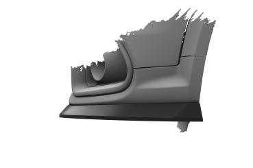 CSR Frontspoiler | Cup-Spoilerlippe mit ABE für Fiat 500X Sport CSL908-G Glossy schwarz Hochglanz (keine Lackierung erforderlich)