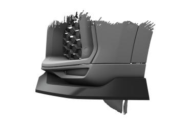 CSR Frontspoiler | Cup-Spoilerlippe mit ABE für BMW X6 (G06) Basis CSL909-G Glossy schwarz Hochglanz (keine Lackierung erforderlich)