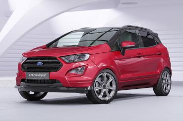 CSR Frontspoiler | Cup-Spoilerlippe mit ABE für Ford Ecosport MK2 ST-Line CSL910-C Carbon Look Hochglanz (keine Lackierung erforderlich)