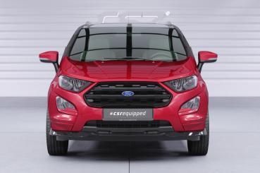 CSR Frontspoiler | Cup-Spoilerlippe mit ABE für Ford Ecosport MK2 ST-Line CSL910-C Carbon Look Hochglanz (keine Lackierung erforderlich)