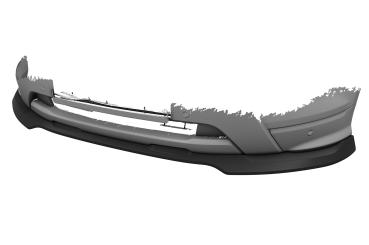 CSR Frontspoiler | Cup-Spoilerlippe mit ABE für Ford Ecosport MK2 ST-Line CSL910-C Carbon Look Hochglanz (keine Lackierung erforderlich)