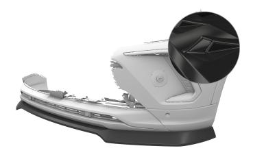 CSR Frontspoiler | Cup-Spoilerlippe mit ABE für Opel Grandland 1.Gen (P1UO) CSL913-G Glossy schwarz Hochglanz (keine Lackierung erforderlich)