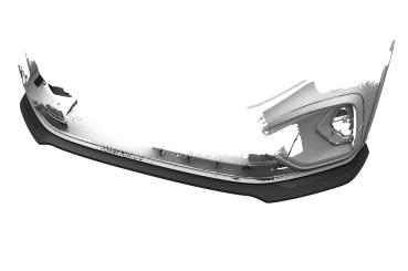 CSR Frontspoiler | Cup-Spoilerlippe mit ABE für VW Taigo (Typ CS) CSL924-G Glossy schwarz Hochglanz (keine Lackierung erforderlich)