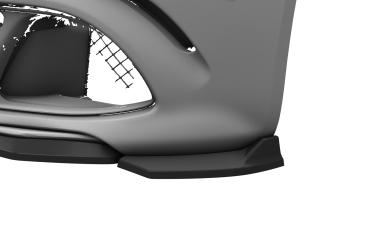 CSR Frontspoiler | Cup-Spoilerlippe mit ABE für Alfa Romeo Giulia Quadrifoglio CSL925-G Glossy schwarz Hochglanz (keine Lackierung erforderlich)