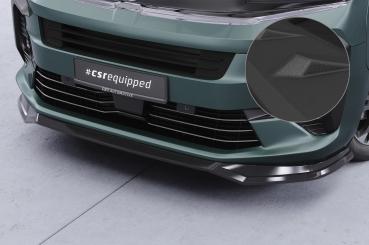 CSR Frontspoiler | Cup-Spoilerlippe mit ABE für Opel Zafira Life CSL926-S strukturiert schwarz matt (keine Lackierung erforderlich)
