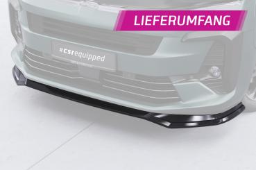 CSR Frontspoiler | Cup-Spoilerlippe mit ABE für Opel Zafira Life CSL926-C Carbon Look Hochglanz (keine Lackierung erforderlich)