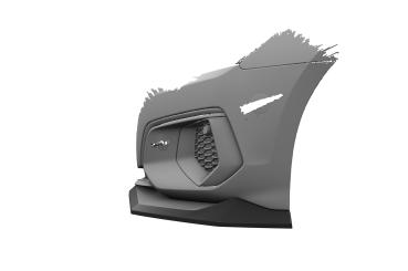 CSR Frontspoiler | Cup-Spoilerlippe mit ABE für Audi A3 8Y Sportback CSL927-G Glossy schwarz Hochglanz (keine Lackierung erforderlich)