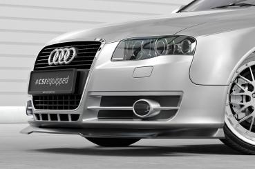 CSR Frontspoiler | Cup-Spoilerlippe mit ABE für Audi A4 B7 CSL928-G Glossy schwarz Hochglanz (keine Lackierung erforderlich)