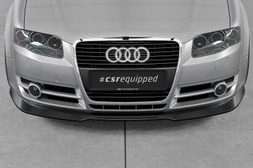 CSR Frontspoiler | Cup-Spoilerlippe mit ABE für Audi A4 B7 CSL928-G Glossy schwarz Hochglanz (keine Lackierung erforderlich)