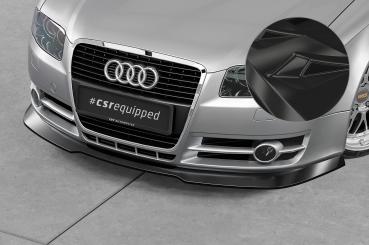 CSR Frontspoiler | Cup-Spoilerlippe mit ABE für Audi A4 B7 CSL928-G Glossy schwarz Hochglanz (keine Lackierung erforderlich)