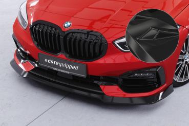 CSR Frontspoiler | Cup-Spoilerlippe mit ABE für BMW 1er F40 CSL933-G Glossy schwarz Hochglanz (keine Lackierung erforderlich)