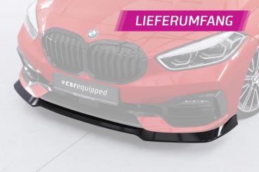 CSR Frontspoiler | Cup-Spoilerlippe mit ABE für BMW 1er F40 CSL933-L Lackierung erforderlich (unlackiert roh)