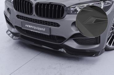 CSR Frontspoiler | Cup-Spoilerlippe mit ABE für BMW X5 (F15) M-Paket CSL934-L Lackierung erforderlich (unlackiert roh)