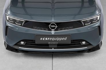 CSR Frontspoiler | Cup-Spoilerlippe mit ABE für Opel Astra L Sports Tourer CSL937-C Carbon Look Hochglanz (keine Lackierung erforderlich)