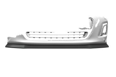 CSR Frontspoiler | Cup-Spoilerlippe mit ABE für Peugeot 308CC CSL938-G Glossy schwarz Hochglanz (keine Lackierung erforderlich)