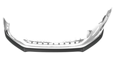 CSR Frontspoiler | Cup-Spoilerlippe mit ABE für Peugeot 308CC CSL938-G Glossy schwarz Hochglanz (keine Lackierung erforderlich)