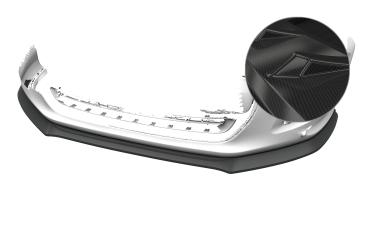 CSR Frontspoiler | Cup-Spoilerlippe mit ABE für Peugeot 308CC CSL938-C Carbon Look Hochglanz (keine Lackierung erforderlich)