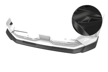 CSR Frontspoiler | Cup-Spoilerlippe mit ABE für Opel Combo E CSL943-G Glossy schwarz Hochglanz (keine Lackierung erforderlich)