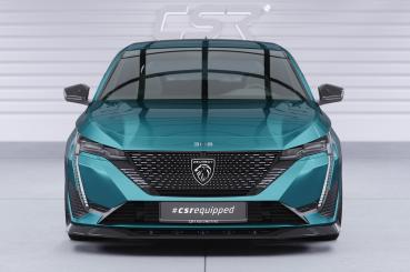 CSR Frontspoiler | Cup-Spoilerlippe mit ABE für Peugeot 308 (P51) CSL945-C Carbon Look Hochglanz (keine Lackierung erforderlich)