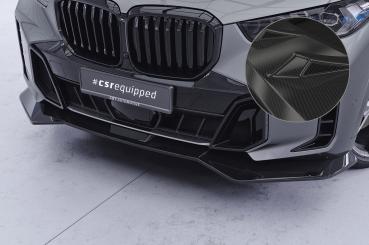 CSR Frontspoiler | Cup-Spoilerlippe mit ABE für BMW X5 G05 CSL951-C Carbon Look Hochglanz (keine Lackierung erforderlich)