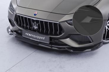 CSR Frontspoiler | Cup-Spoilerlippe mit ABE für Maserati Ghibli III (Tipo M157) CSL953-S strukturiert schwarz matt (keine Lackierung erforderlich)