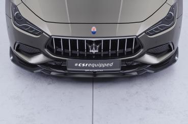 CSR Frontspoiler | Cup-Spoilerlippe mit ABE für Maserati Ghibli III (Tipo M157) CSL953-C Carbon Look Hochglanz (keine Lackierung erforderlich)
