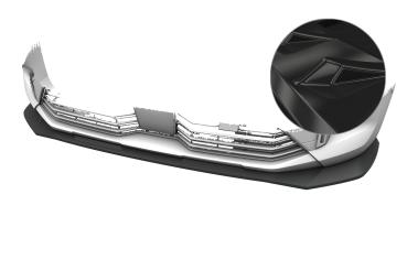 CSR Frontspoiler | Cup-Spoilerlippe mit ABE für Citroen Berlingo 3 (K9) CSL957-G Glossy schwarz Hochglanz (keine Lackierung erforderlich)
