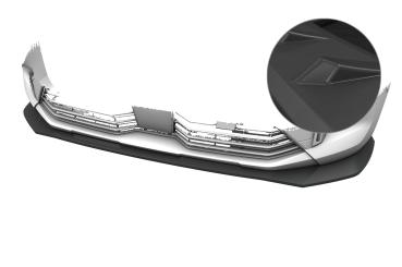 CSR Frontspoiler | Cup-Spoilerlippe mit ABE für Citroen Berlingo 3 (K9) CSL957-L Lackierung erforderlich (unlackiert roh)