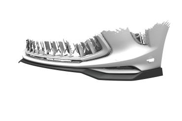 CSR Frontspoiler | Cup-Spoilerlippe mit ABE für DFSK Forthing 4-U-Tour CSL959-C Carbon Look Hochglanz (keine Lackierung erforderlich)