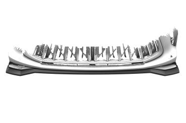 CSR Frontspoiler | Cup-Spoilerlippe mit ABE für DFSK Forthing 4-U-Tour CSL959-C Carbon Look Hochglanz (keine Lackierung erforderlich)