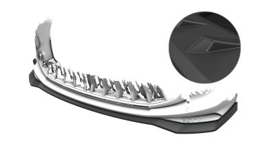 CSR Frontspoiler | Cup-Spoilerlippe mit ABE für DFSK Forthing 4-U-Tour CSL959-L Lackierung erforderlich (unlackiert roh)