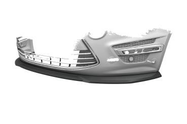 CSR Frontspoiler | Cup-Spoilerlippe mit ABE für Ford S-Max MK1 (WA6) CSL960-G Glossy schwarz Hochglanz (keine Lackierung erforderlich)