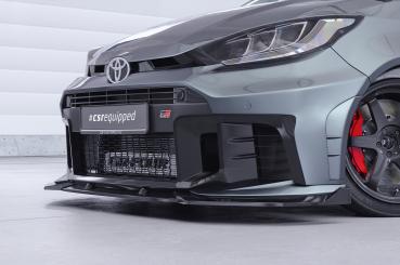 CSR Frontspoiler | Cup-Spoilerlippe mit ABE für Toyota GR Yaris (XP021) CSL968-G Glossy schwarz Hochglanz (keine Lackierung erforderlich)
